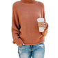 Hot Sale - Loose Solid Color Large Size Turtleneck Sweater-7