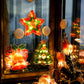 2023 luces colgantes de la ventana de Navidad