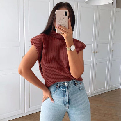 Christmas hot sale 50% off Women's Sleeveless Sweater