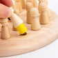 لعبة الشطرنج عصا الذاكرة الخشبية