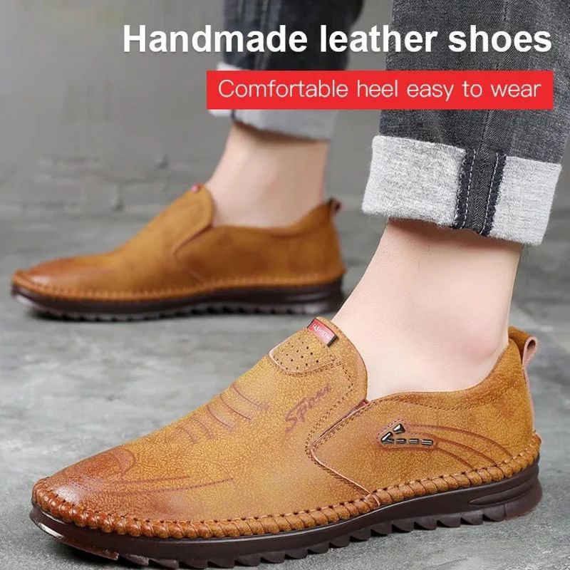 Men's Leather Slip-On Loafer-1