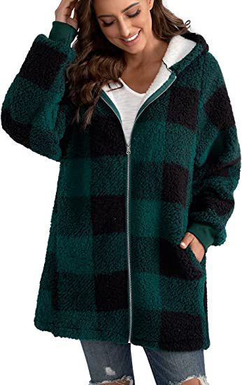 🔥Osta 2 ilmainen toimitus🔥Naisten vetoketju Fleece Oversize Huppari (50%ALENNUS)