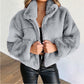 Winter Warm Fluffy Cashmere Jacket-1
