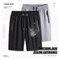 Men's Plus Size Ice Silk Stretch Shorts-3