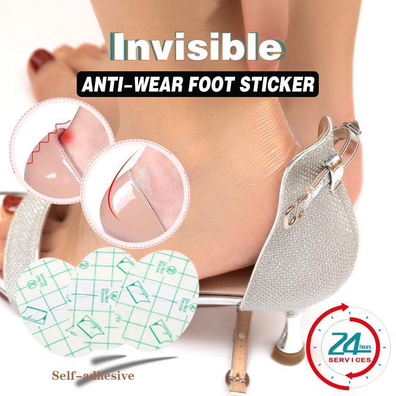 Autocollant de pied anti-usure invisible 24PCS