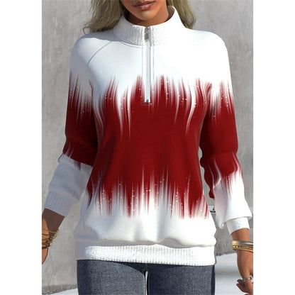 🔥Buy 2 free shipping🔥Half turtleneck long sleeve sweatshirt with zipper