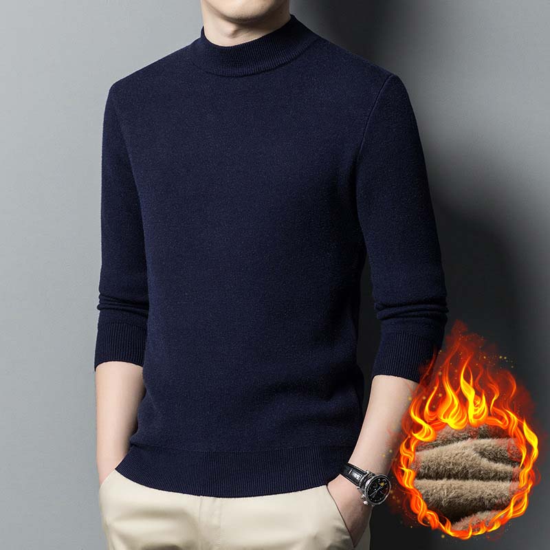 🔥Winter 2022 Hot Deals 50% Off🔥Men's Slim Fit Turtleneck Fleece Sweater