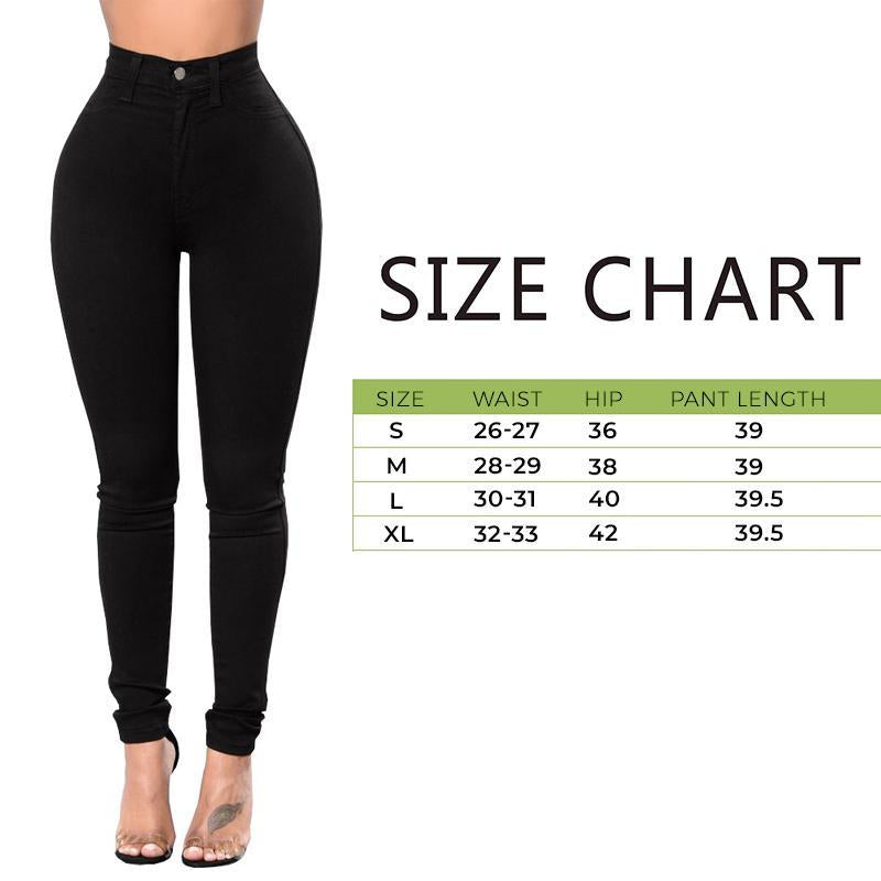 Women Stretch Jeans Slim Fit Pencil Pants-5