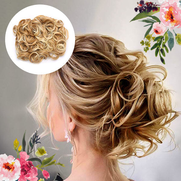 Curly Chignon Kamm clip