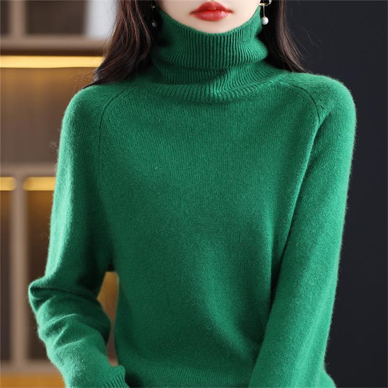 🔥2023 New Hot Sale 50% Off🔥Women's High -Neck Knit Wool Sweater（Buy 2 free shipping）