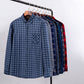 Chaud à manches longues bouton chemises à carreaux pour hommes (acheter 2 livraison gratuite)