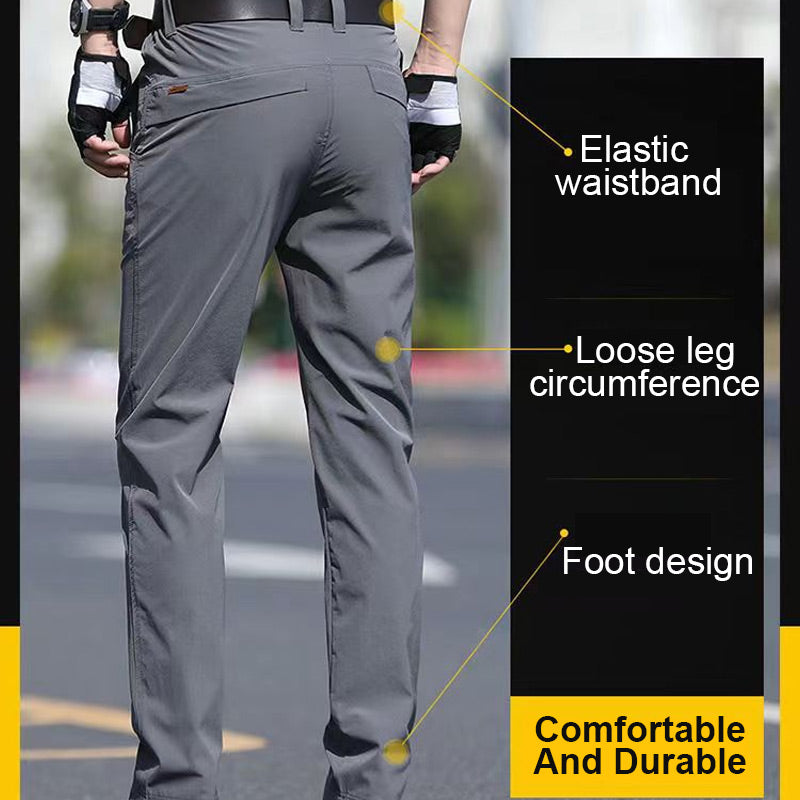 Men's High Stretch Slim Fit Tactical Pants-2