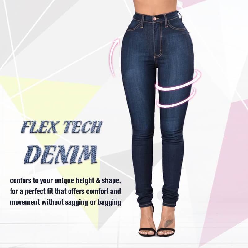 Women Stretch Jeans Slim Fit Pencil Pants-2