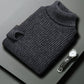 Moda masculina sólida Slim Turtleneck Sweater