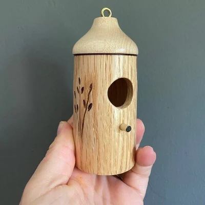 Promoción del último día 50% de descuentoCasa de madera Colibrí-regalo para los amantes de la naturaleza