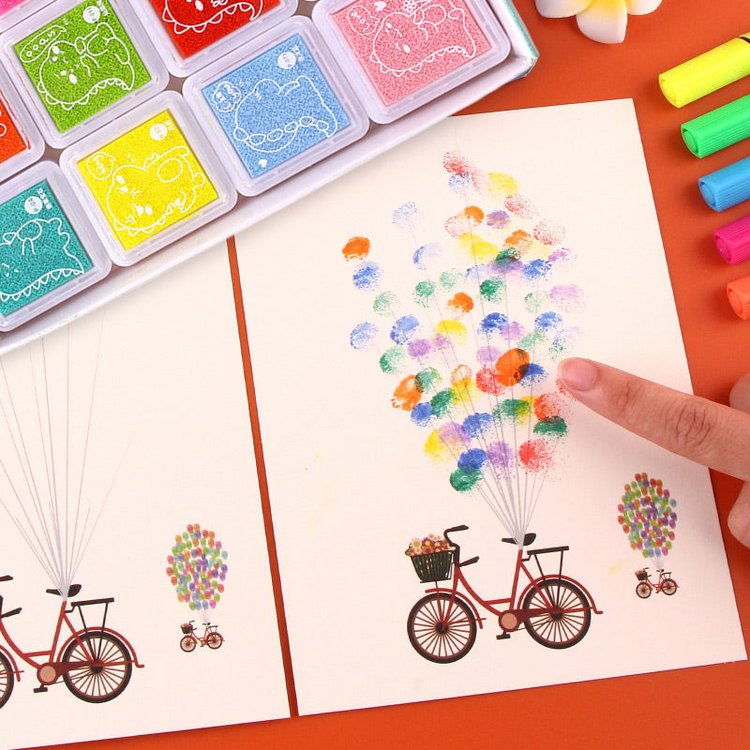 DIY Sponge Finger Painting Kit