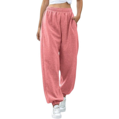 Women's High Waist Wide Leg Jogger Pants