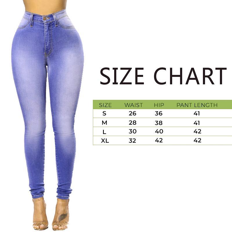 Women Stretch Jeans Slim Fit Pencil Pants-6