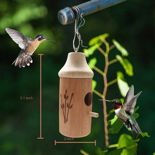 Promozione dell'ultimo giorno con sconti del 50%Casa colibrì in legno-Regalo per gli amanti della natura