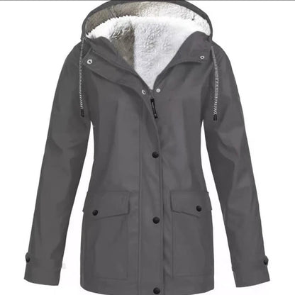 🔥FREE SHIPPING-Women's Padded Jacket Hooded Punching Jacket-9