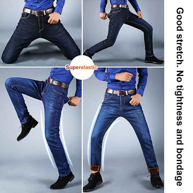 🔥Buy 2 free shipping🔥Male Loose Stretchy Denim Straight Pants(50% off)