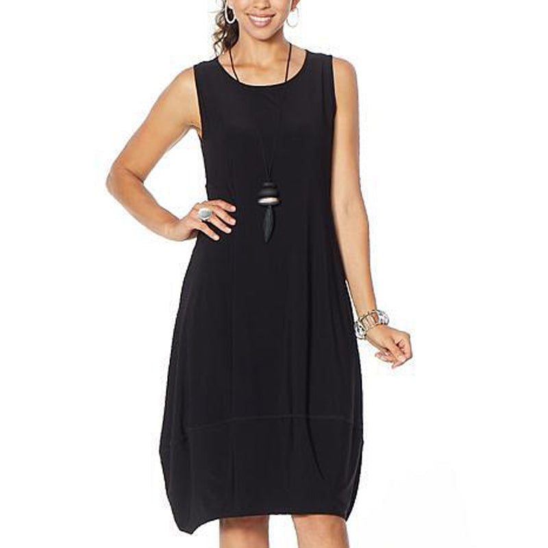 Matte Jersey Sleeveless Dress-1