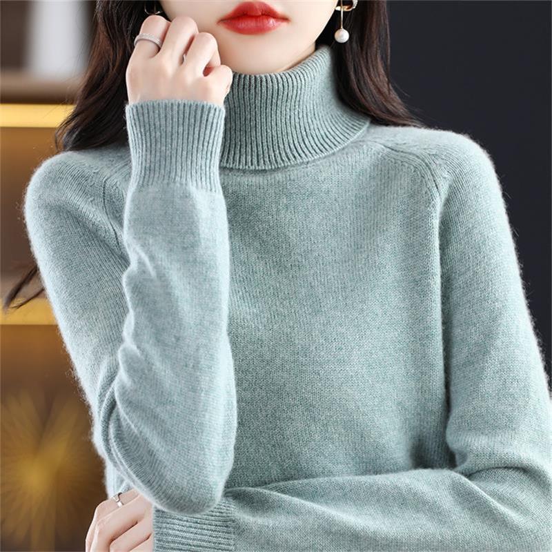 🔥2023 New Hot Sale 50% Off🔥Women's High -Neck Knit Wool Sweater（Buy 2 free shipping）