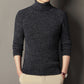 Moda masculina sólida Slim Turtleneck Sweater