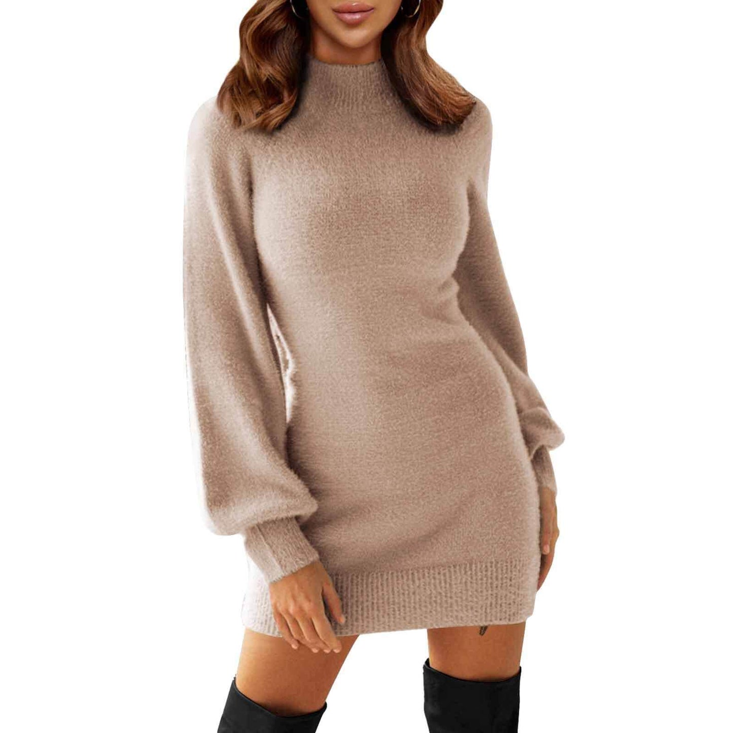 ✨Christmas Promotion 50% ✨Long Sleeve Cute Sweater Dress