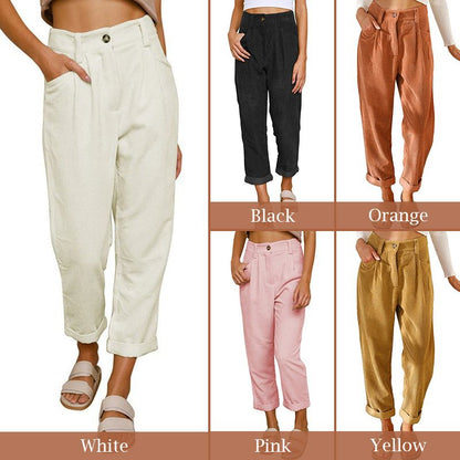 Pantalones casuales cómodos de las mujeres