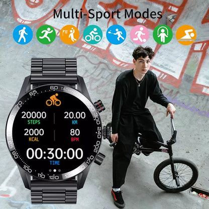 2022 NEW SMART WATCH CUSTOM WATCH FACE SPORTS WATERPROOF BLUETOOTH CALL SMARTWATCH ECG+PPG