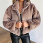Winter Warm Fluffy Cashmere Jacket-5