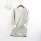 🔥inverno 2022 Hot Deals 50% de desconto🔥feminino NOVO Casual Cotton Round Neck Solid Sweatshirt (S-5XL)
