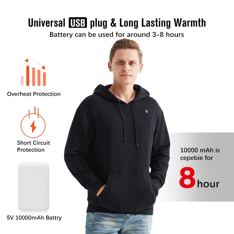 İdeal hediye-usb ısıtmalı hoodie