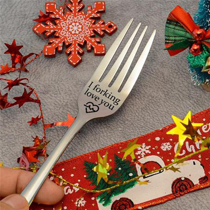 🔥Black Friday promotion 50 % off discount🔥Engraved Fork - Best Funny Gift For Loved One