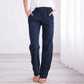 Pantalon Femme Ample Confortable En Lin-coton