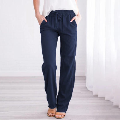 Women's Loose Comfy Linen-cotton Pants