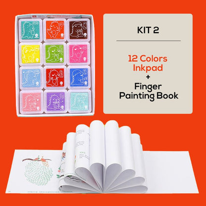 Kit de pintura de dedo esponja de bricolaje
