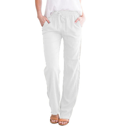 Women's Loose Comfy Linen-cotton Pants