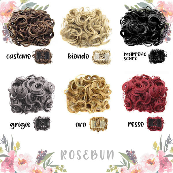 Curly Chignon Kamm clip