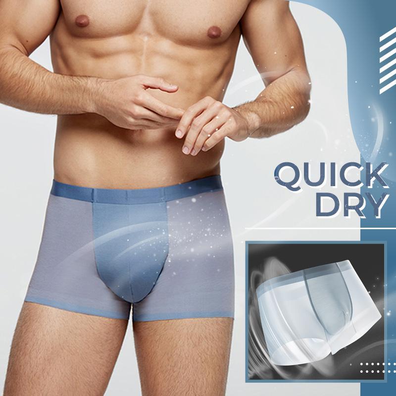 🔥HOT SALE🔥Men's Ice Silk Boxer Shorts Underwear