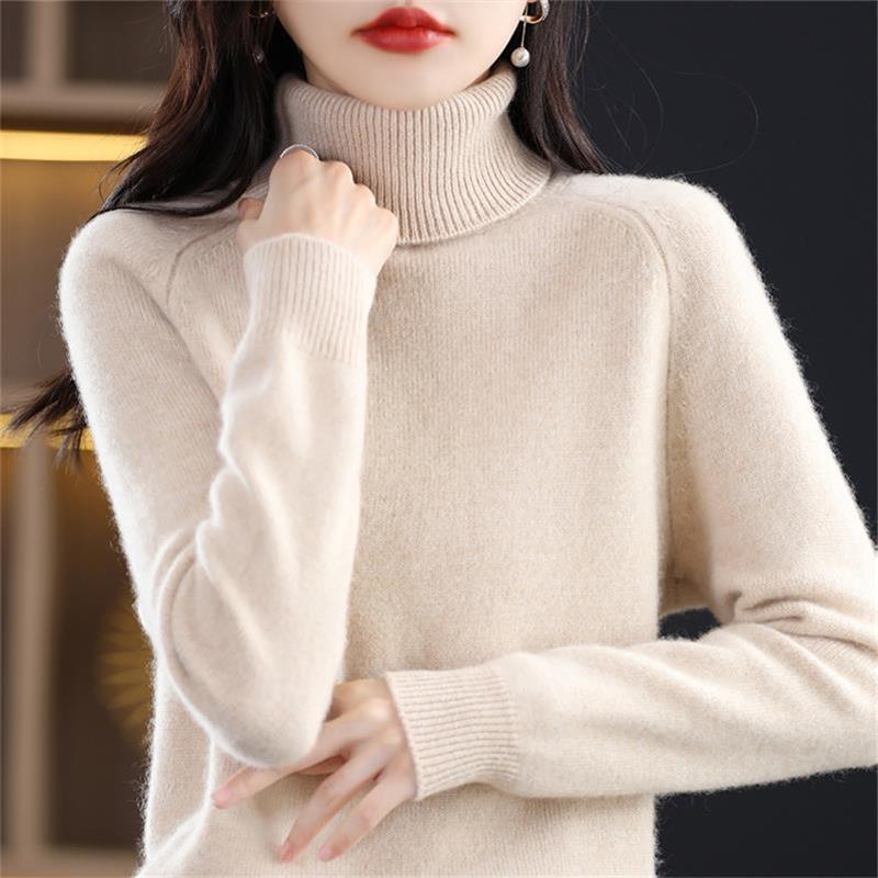 🔥2023 New Hot Sale 50% Off🔥Women's High -Neck Knit Wool Sweater（Buy 2 free shipping）