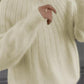 Cashmere Solid Color Fluffy Knitting Sweater-5