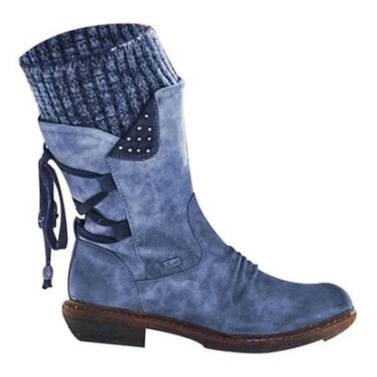 Noël pré-vente 49% OFF - PREMIUM bottes imperméables à glissière mi-mollet