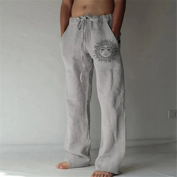 Men's Fashion Streetwear Straight Trousers-7