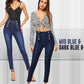 Double Breasted High Waist Skinny Jeans-10