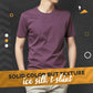 Men's Solid Color Ice Silk T-Shirt-5