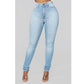 🔥מבצע יום אחרון 49% 🔥 סקיני ג'ינס לנשים עם מותן גבוה(קנה 2 משלוח חינם)