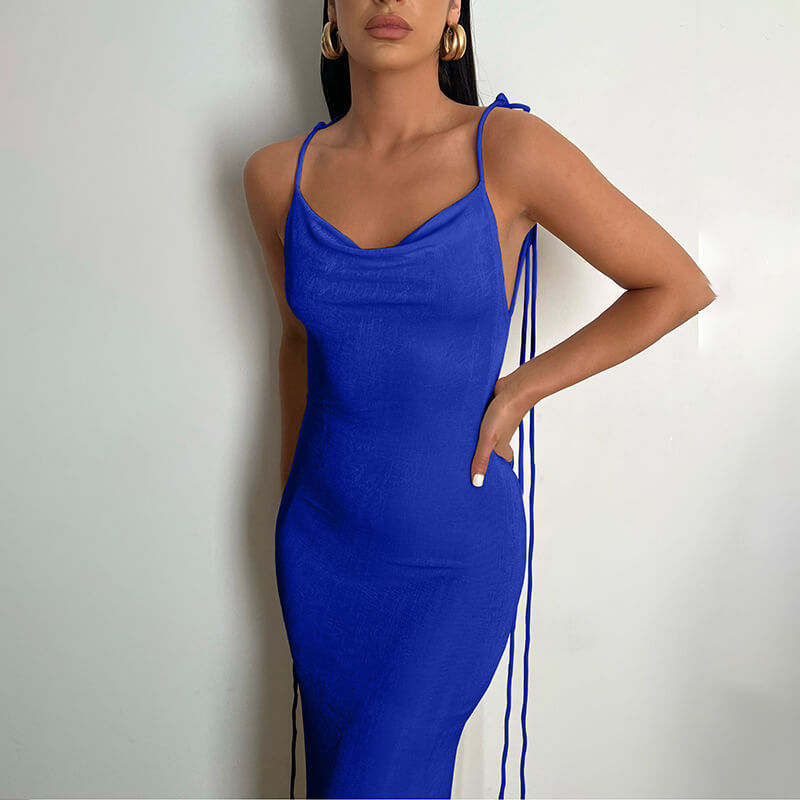 Son gün satışı % 49Serenity backless maxi elbise (2 ücretsiz kargo satın)