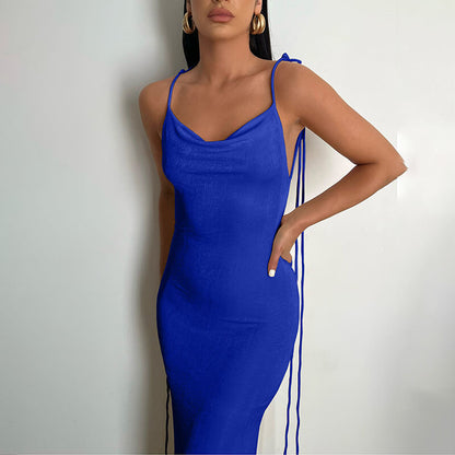 🔥Sidste dags udsalg 49% 🔥Serenity Backless Maxi Dress (Køb 2 gratis forsendelse)